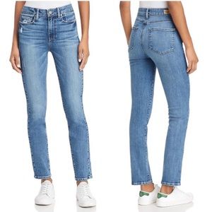 Paige Slim Straight High Rise Ankle